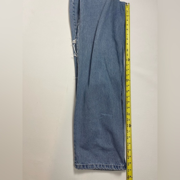 RSQ Baggy distressed medium wash Jeans. Sz 28 - Picture 7 of 11